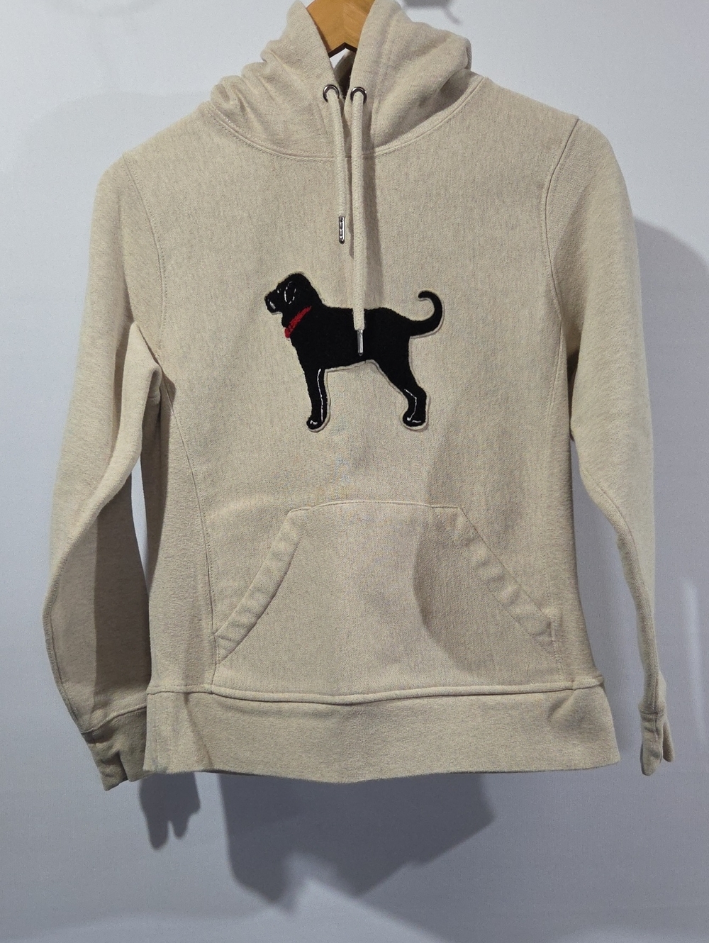 The Black Dog Cream Pullover Hoodie XS